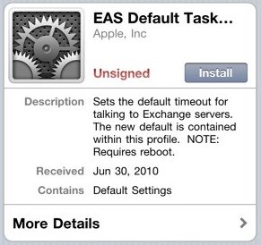 iPhone 4: Die Lösung der Exchange-Synchronisationsprobleme