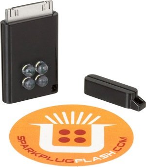 SparkPlug Flash: Ansteck-Blitzlicht für iPhone 2G/3G/3GS