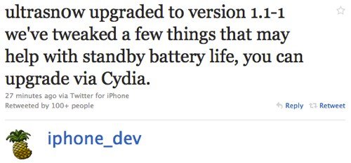 ultrasn0w v1.1-1: Neue Version des iPhone Unlocks