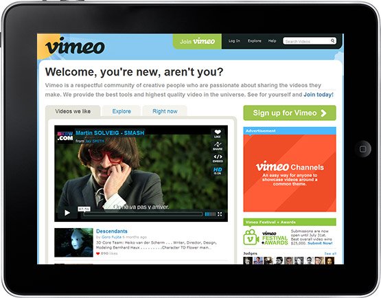 Vimeo stellt auf HTML5 um