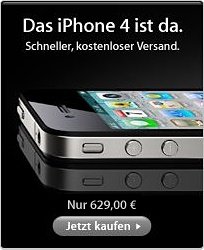 Bestätigt: iPhone 4 Simlock frei im deutschen Apple Store verfügbar