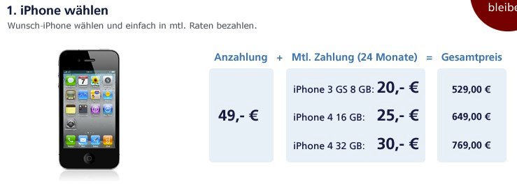 Ab 27. Oktober: iPhone 4 bei O2 & Vodafone in Deutschland, A1 & Drei in Österreich