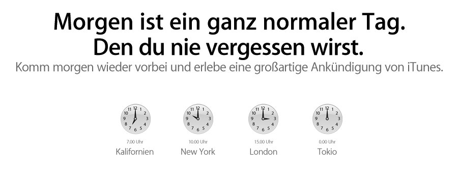 "Großartig": Apple kündigt iTunes Event an