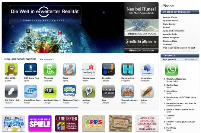 Keine neuen Apps über Weihnachten