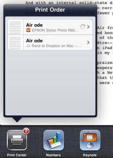 Mit iOS 4.2 Support: Update für iPad iWork Apps in Kürze