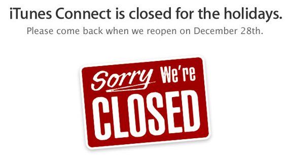Für Entwickler: Apple schliesst iTunes Connect zu Weihnachten