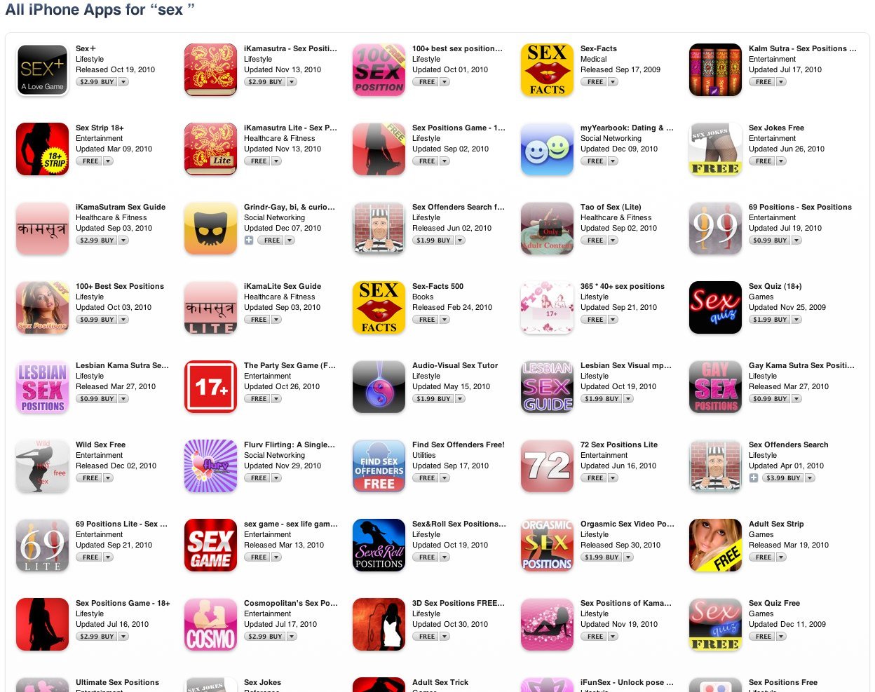 Sex-Apps und ihre Zulassung im App-Store Bild Bild