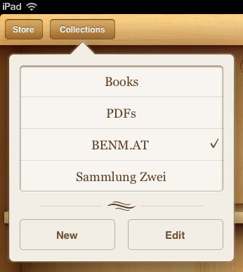 iBooks: Neue Version 1.2 bringt Sammlungen und Bilderbuch-Support