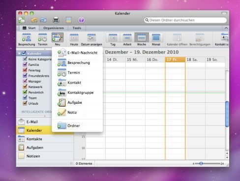 Office:mac 2011: Outlook 2011 – Vom PC zum Mac & Exchange-Accounts