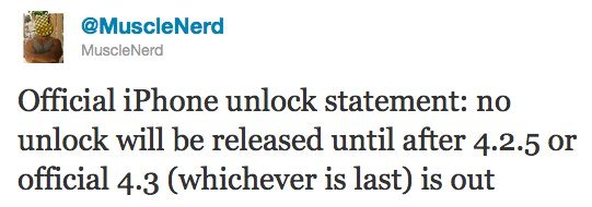 Dev Team Status: iOS 4.3 Unlock und untethered Jailbreak