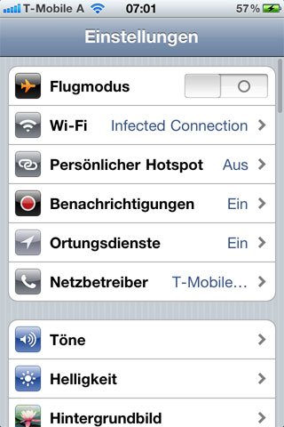 iOS 4.3: Personal Hotspot und iPad, Multitouch, iPhone 3G, Changelog