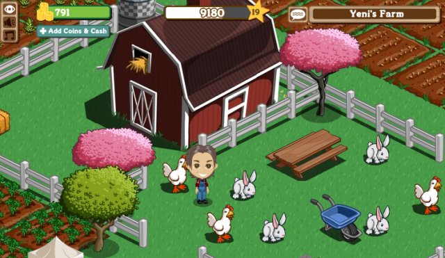FarmVille: Jeder Spieler beginnt mit einer kleinen Farm...