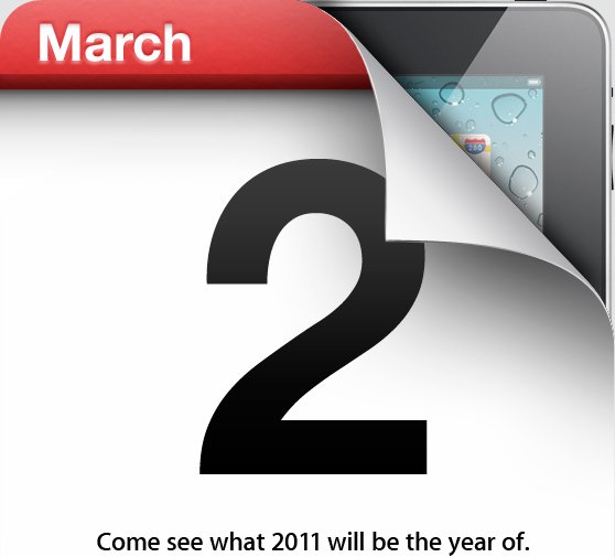 Offiziell: Apple iPad-Event am 2. März