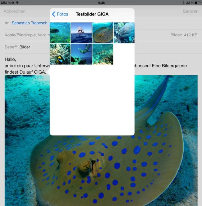 iPad-Bild-in-Mail-einfuegen