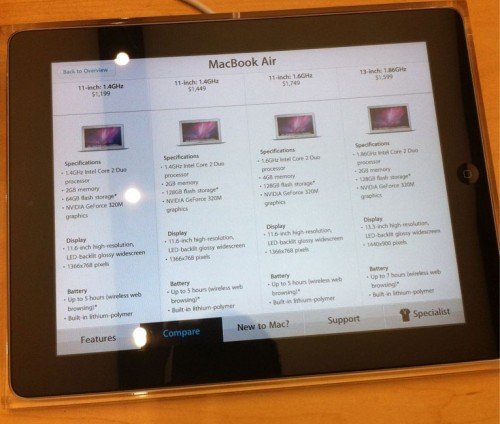 Apple Store 2.0: Viel Tamtam für iPads als Preisschilder, neue Apple Store App