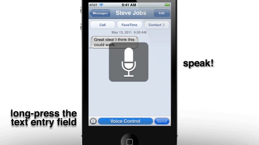 Video: Konzept für Spracherkennung und -Steuerung in iOS 5