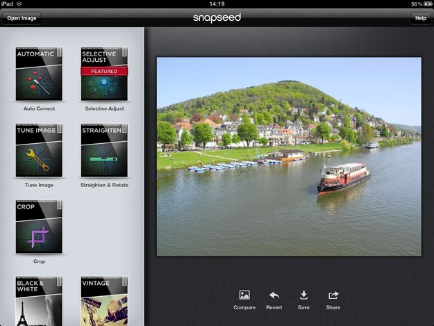 Test Snapseed: iPhone-/ iPad-Bildbearbeitung von Nik Software