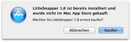 Mac App Store warnt vor neuer alter Software