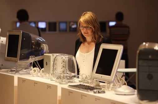 iPad-Kunst im Museum