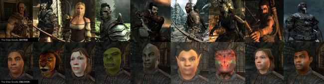 Vergleich zwischen Skyrim und Oblivion