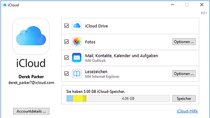 iCloud Control Panel for Windows