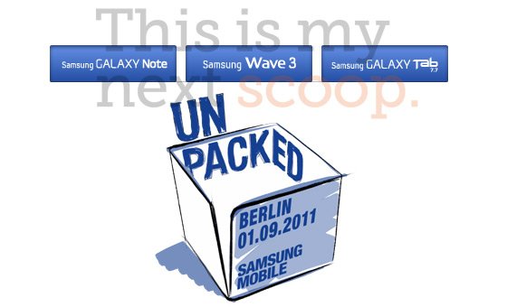 Samsung auf der IFA: Galaxy Tab 7.7 und Galaxy Note werden vorgestellt