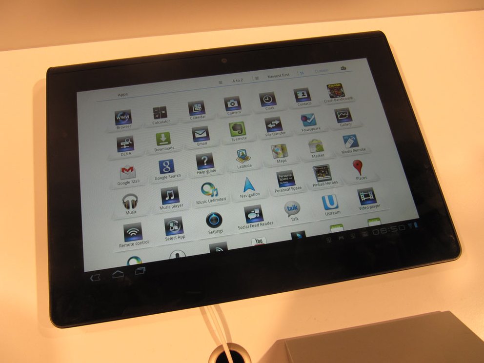 Sony Tablet S: Auch für dieses Tablet gibt’s nun Android 3.2