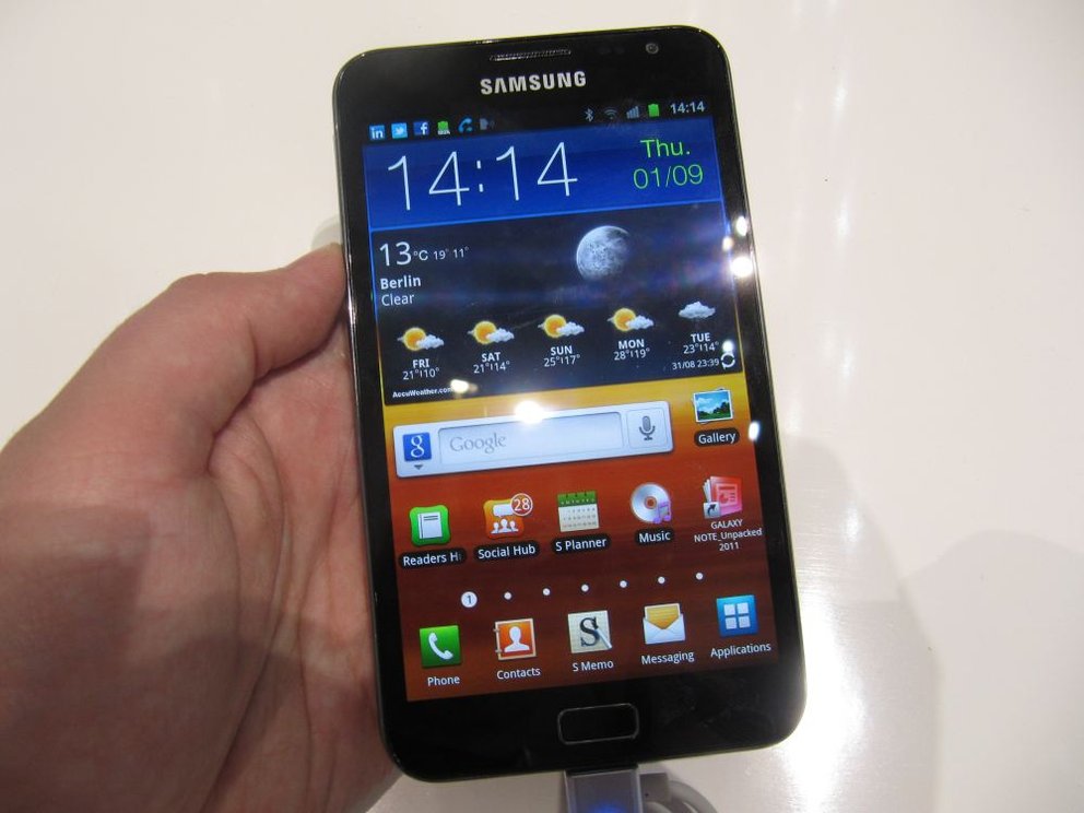 Open Source Code für Samsung Galaxy Note veröffentlicht