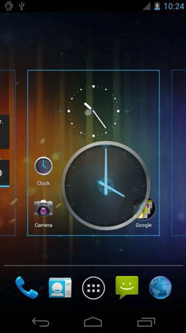Ice Cream Sandwich: Screenshots, Bootanimation und Uhren-Widget