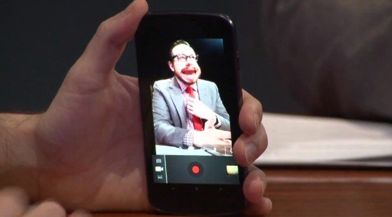 Live Video-Effekte in Android 4.0 ICS demonstriert