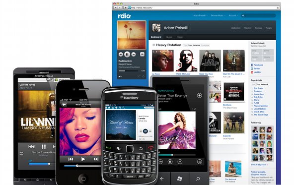 Musikstreaming-Dienst Rdio jetzt auch in Deutschland gestartet