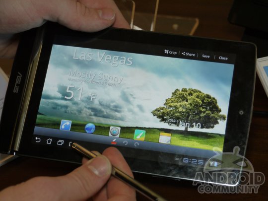 CES 2012: ASUS Eee Pad MeMo 171 im Hands-On