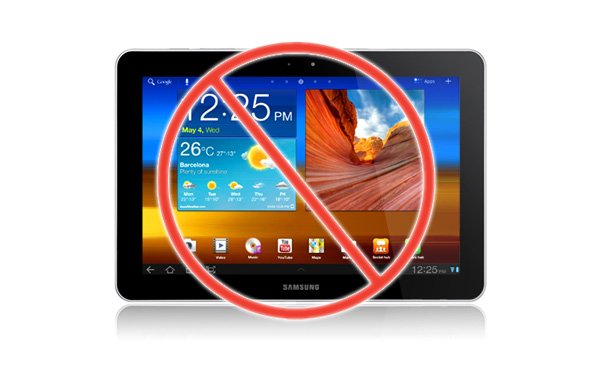 Düsseldorfer Gericht bestätigt Verkaufsverbot des Galaxy Tab