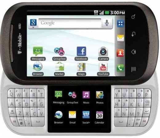 LG DoublePlay – Tastatur und 2 Displays