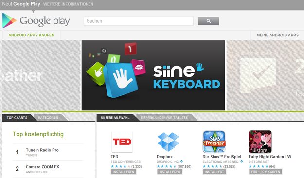 Google Play Store - Apps ab sofort via O2-Handyrechnung bezahlen