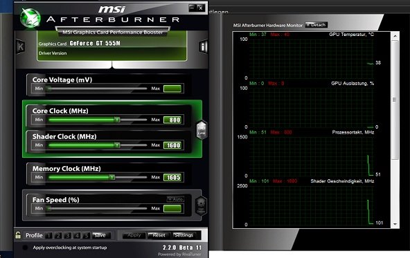 MSi Afterburner: Neue Version erhältlich