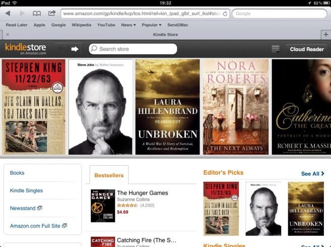 Amazon: Kindle Store mit Anpassungen fürs iPad