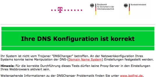 Apple und die DNS-Changer