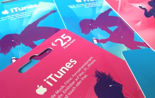 iTunes Karten (Juli 2013) mit Rabatt für Apps, Software, Musik, Filme