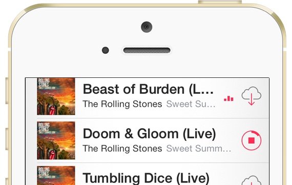 is itunes music stored in the cloud on mac