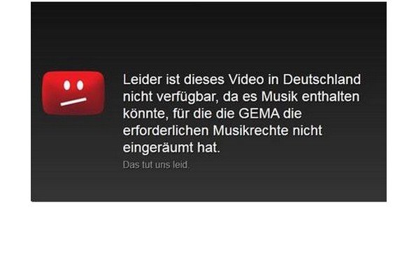 Landgericht München: GEMA-Sperrtafeln von YouTube sind rechtswidrig