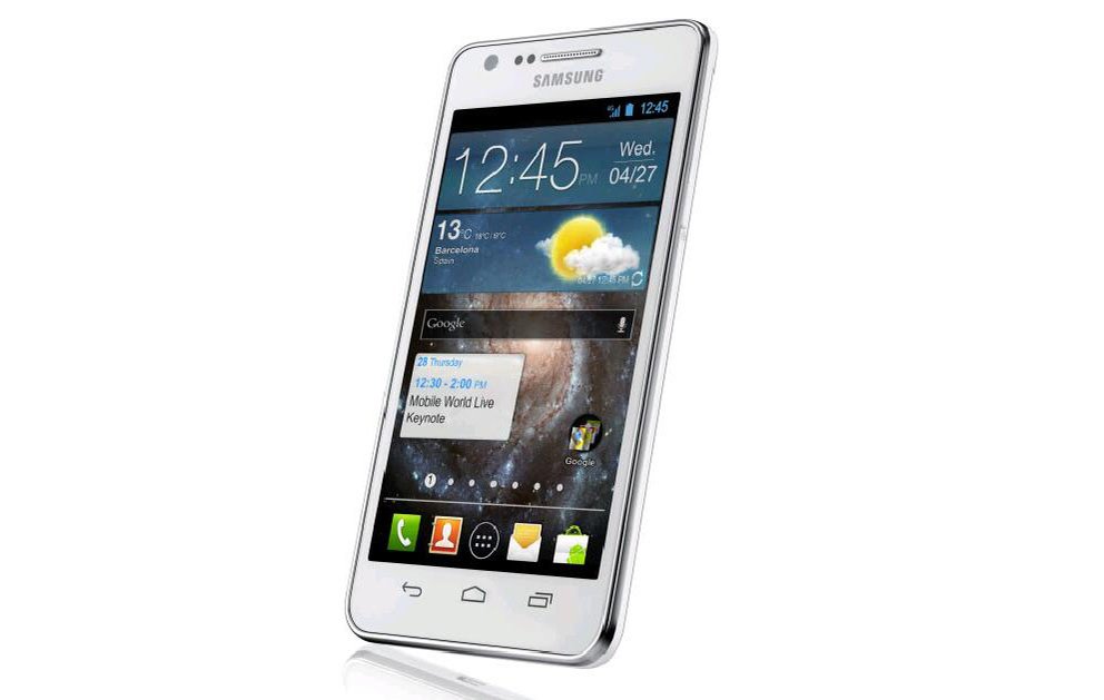 Samsung: Pressebild zeigt Smartphone mit Android 4.0