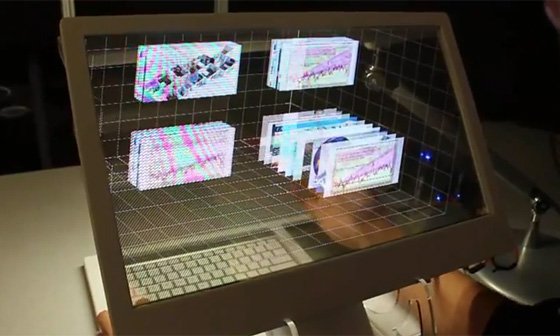 3D-Desktop von Microsoft wie in Minority Report