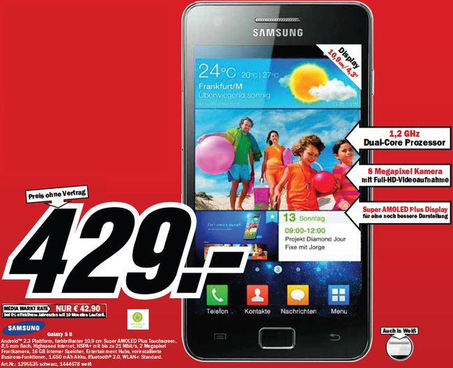 Samsung Galaxy S2 Media Markt