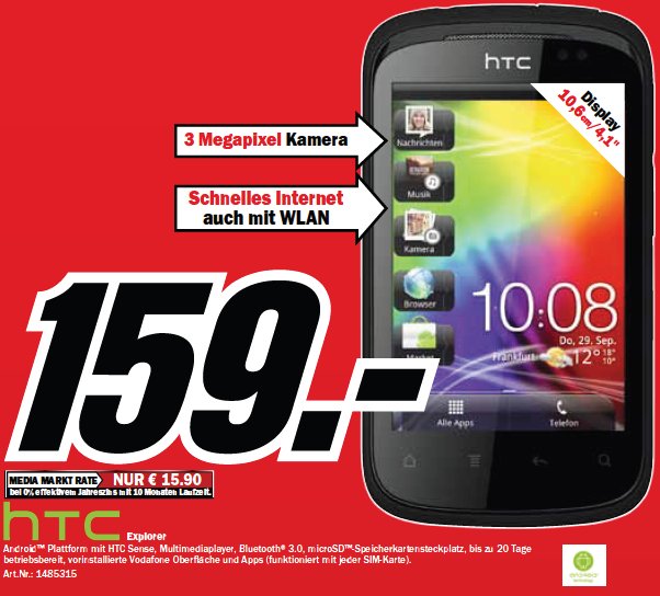 HTC Explorer Media Markt