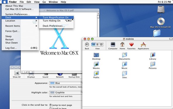 Mac OS X in Zahlen: Eine Übersicht der Updates