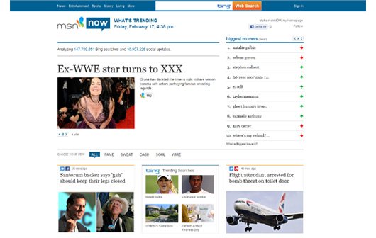 Microsoft startet Social-News-Webseite msnNOW