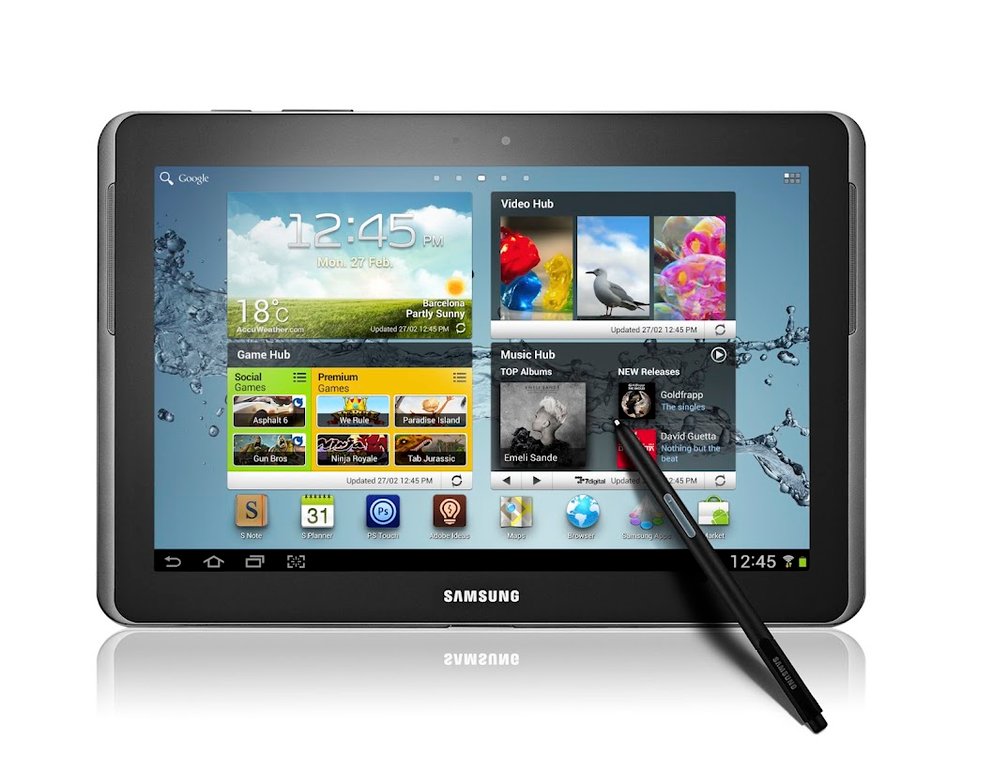 MWC 2012: Samsung Galaxy Note 10.1 mit S-Pen angekündigt
