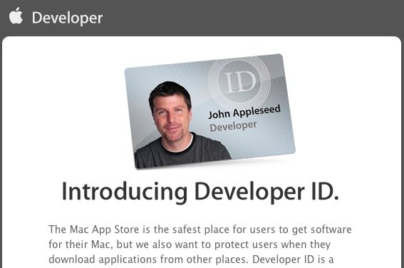 Gatekeeper: Entwickler können sich "Developer ID" bei Apple besorgen