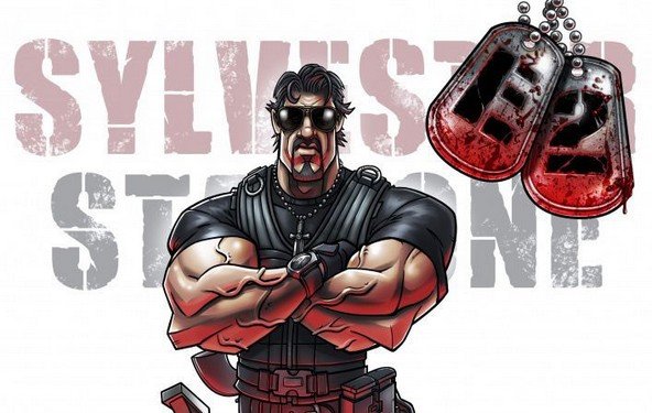 The Expendables 2 – Stallone & Co. als Comicfiguren